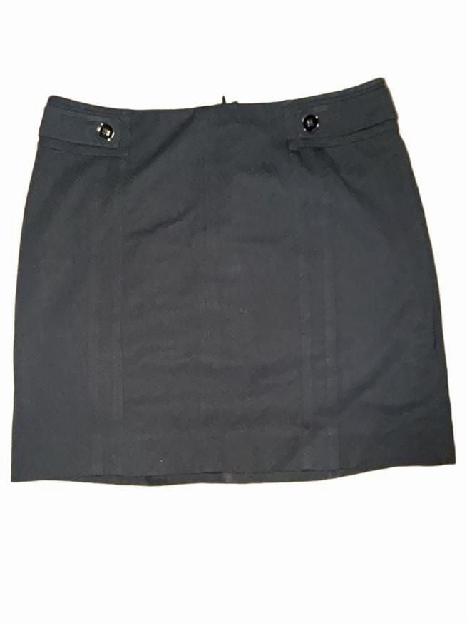 White House Black Market Skirt Size 6 Black Mini 4