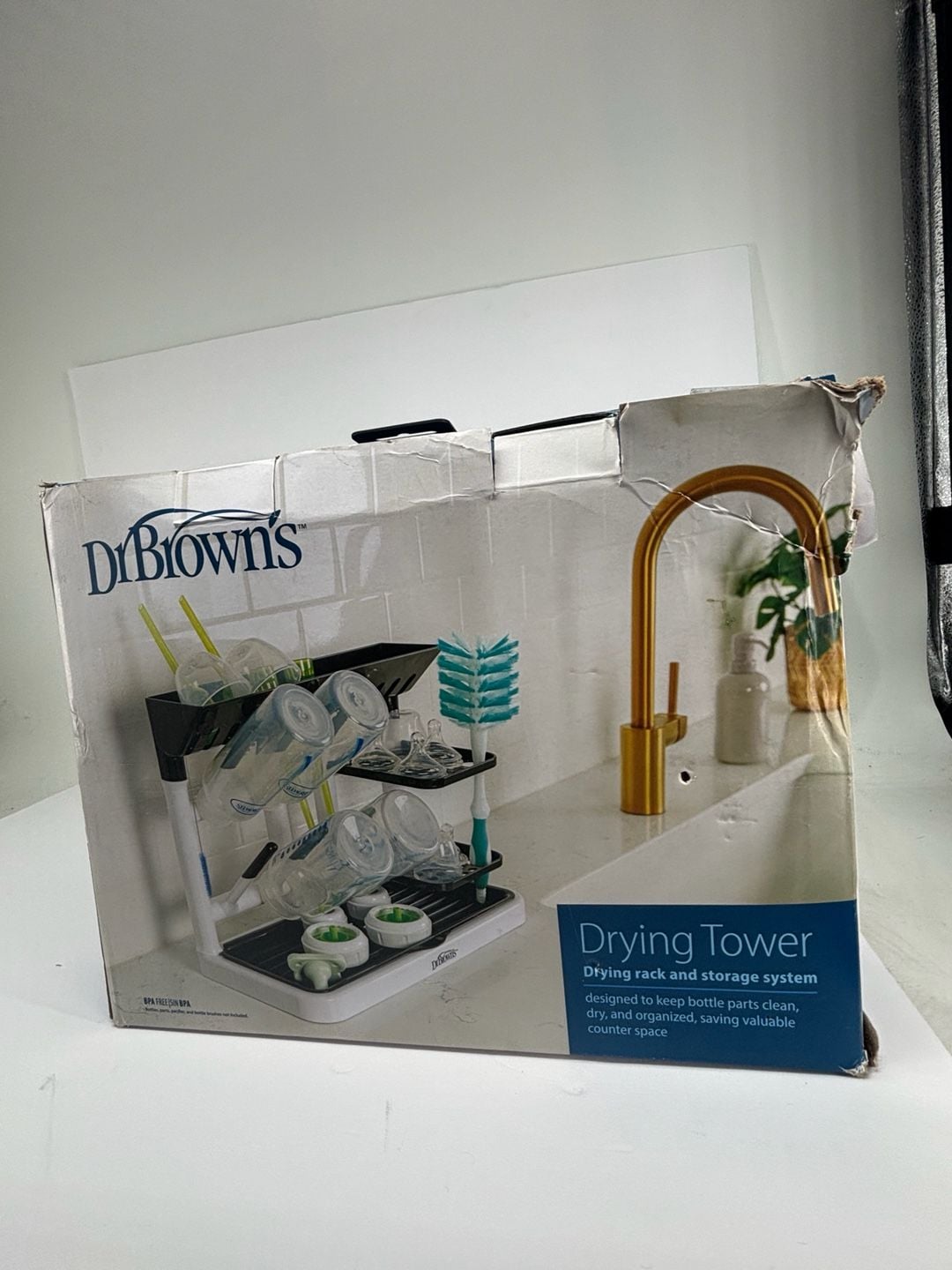 Dr. Brown's Drying Tower Countertop Baby Bottle Rack 2