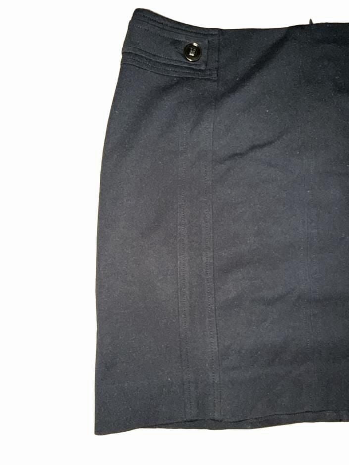 White House Black Market Skirt Size 6 Black Mini 5