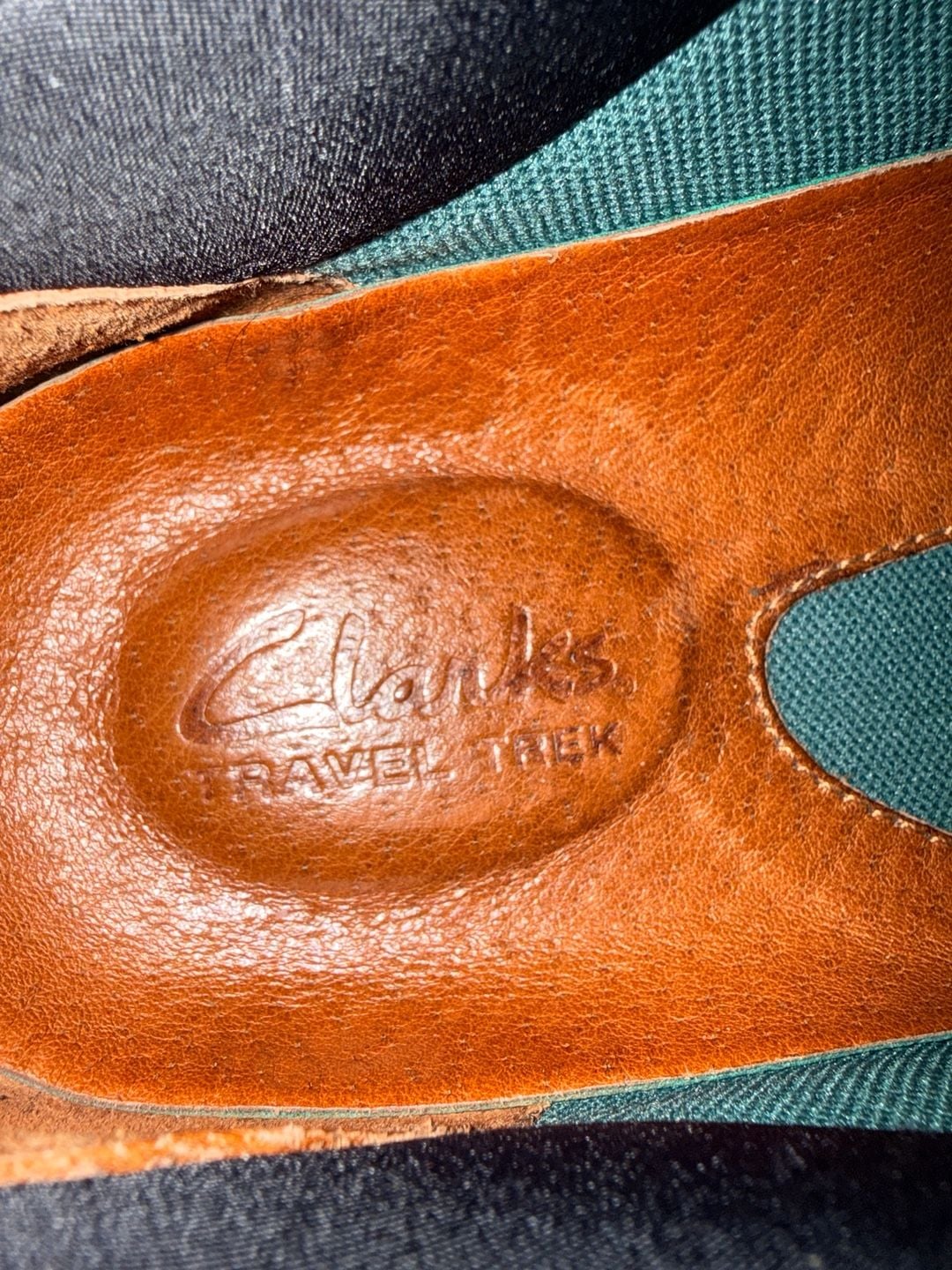 Clarks 31997 Travel Trek Brown Suede Lace Up Oxfords Shoes Size 7 W 9