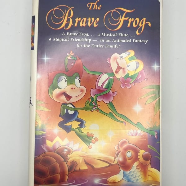 The Brave Frog VHS 1994 Hemdale Home Video Anime