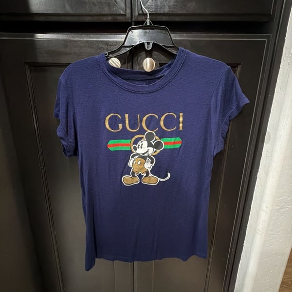 Gucci Mickey Mouse T-Shirt XL Blue