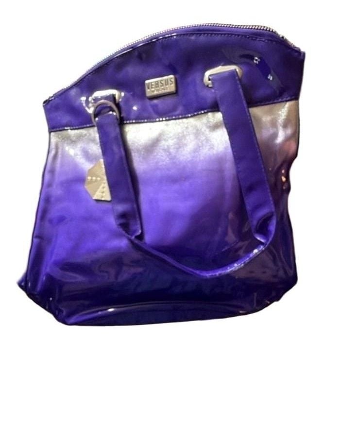 Versus Versace Purple Ombre Tote Handbag 2