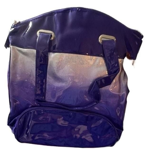 Versus Versace Purple Ombre Tote Handbag 3