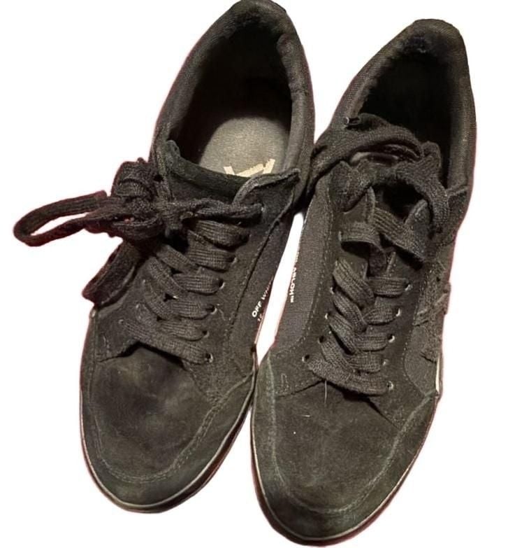 Off-White Low Vulcanized Canvas Size 38 Black Sneakers 2