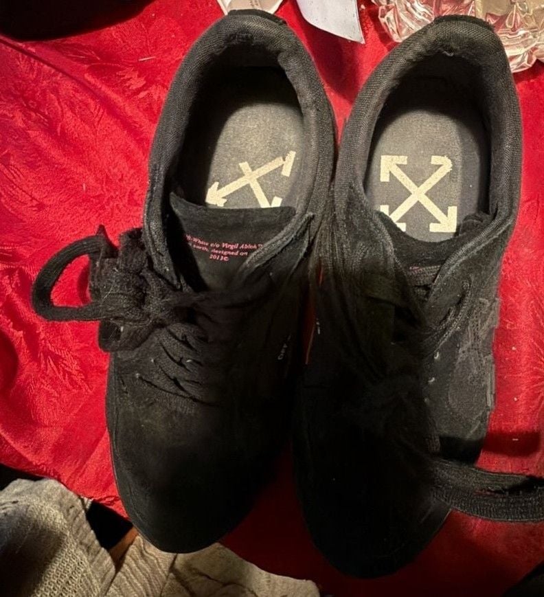 Off-White Low Vulcanized Canvas Size 38 Black Sneakers 3