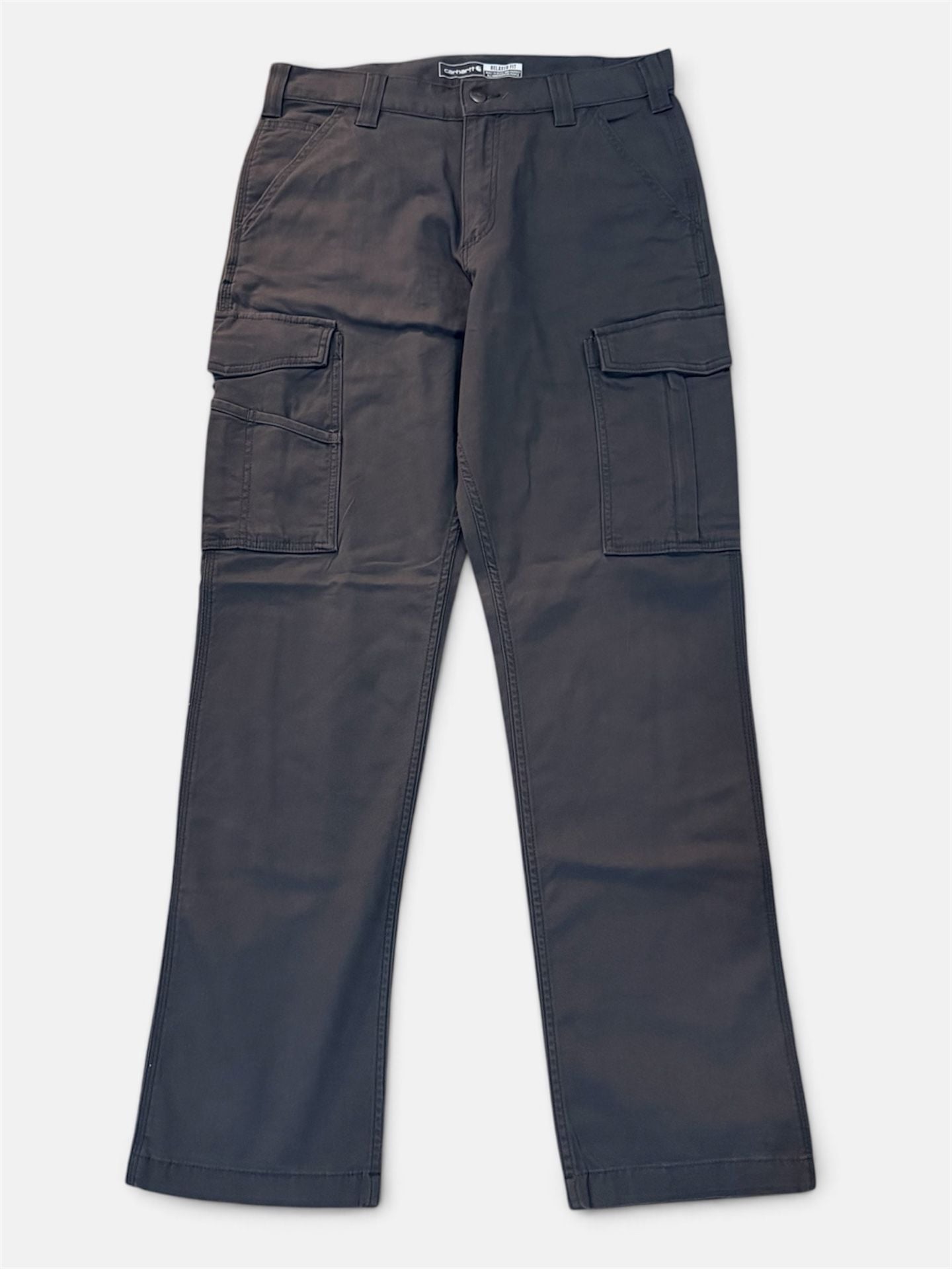 Carhartt BN3574-M Rugged Flex Relaxed Fit Canvas Cargo Work Pant Size 32x32 3