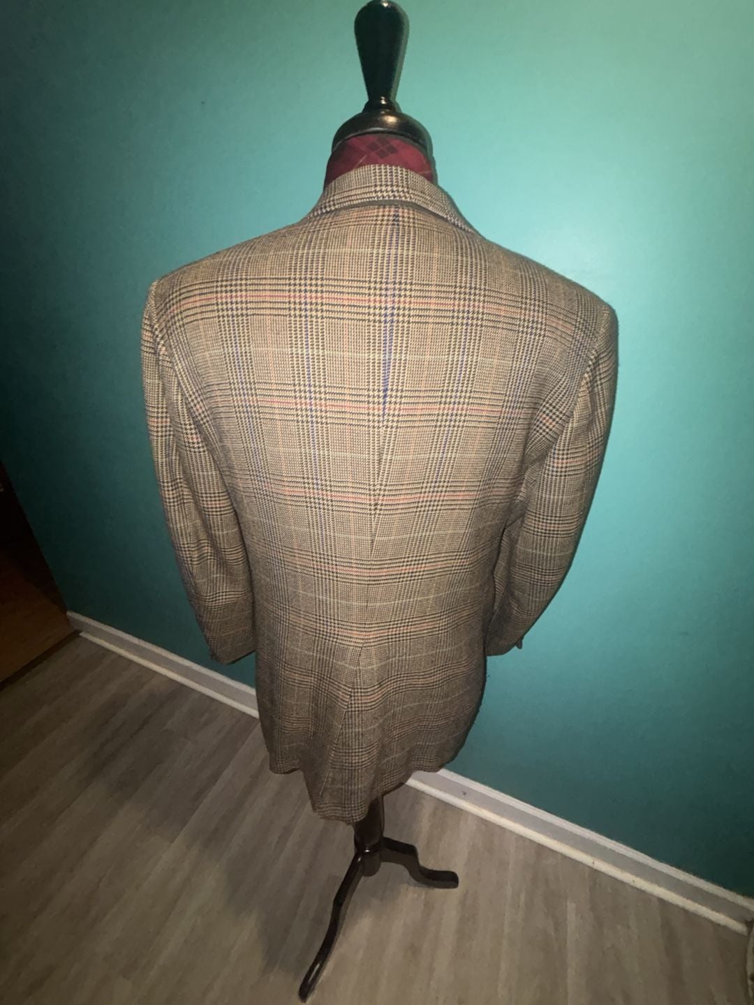 Southwick Jack Wood Ltd Tweed Blazer Multi Glen Plaid Wool Jacket 9