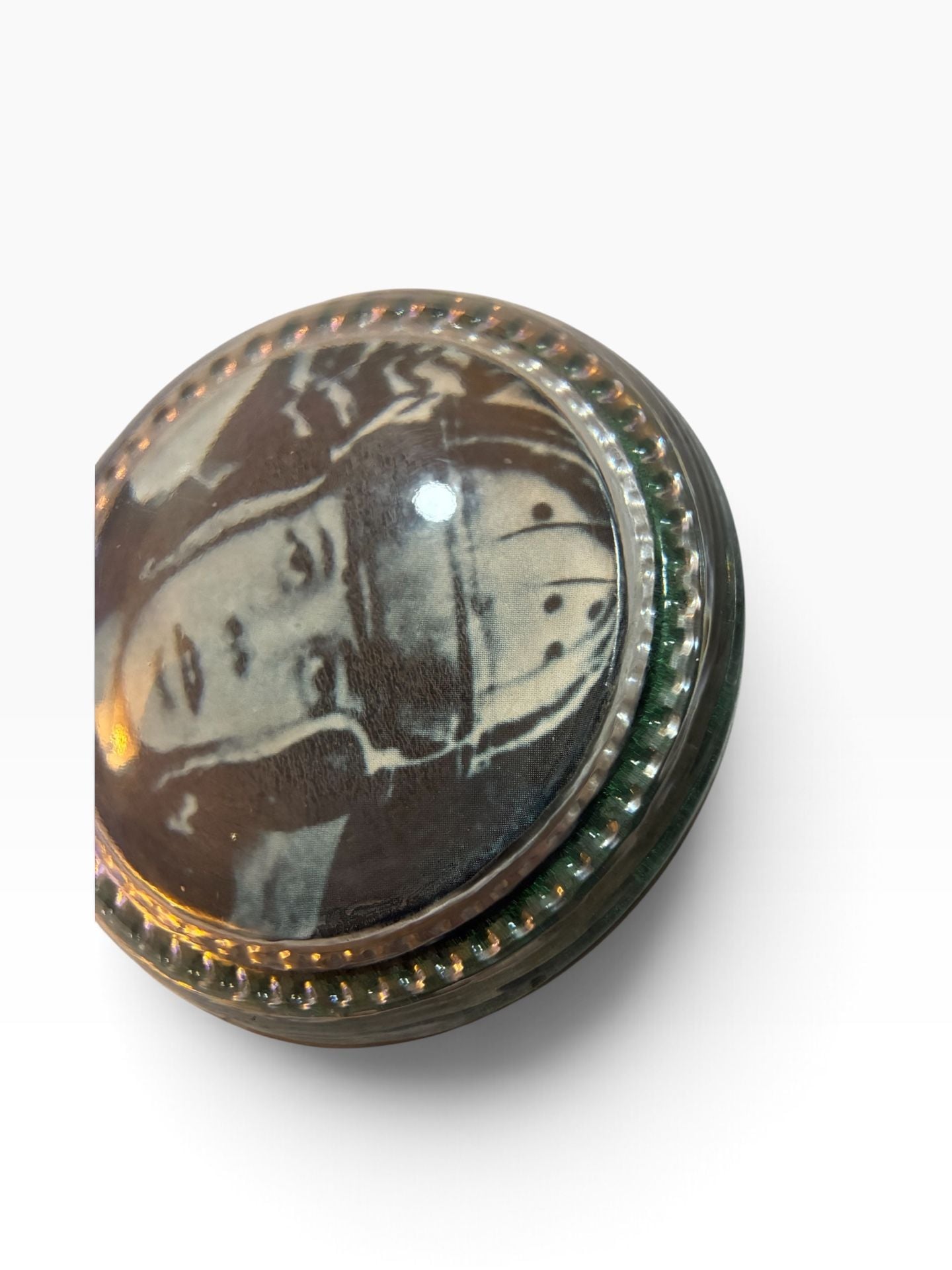 Vintage JFK Family & John-John Pilot Photo Paperweight Set 8