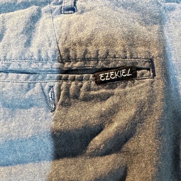 Ezekiel Shorts Blue Denim Chino
