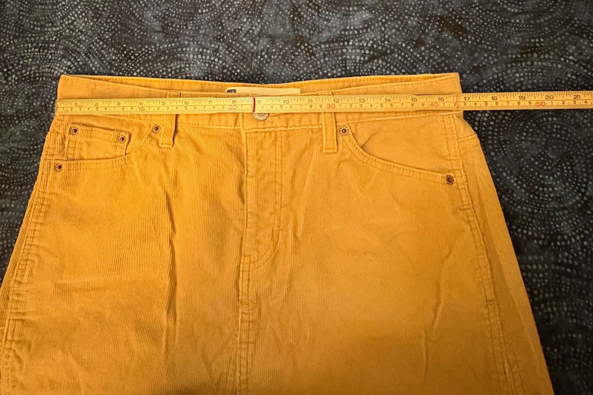 Fall Staple Gap Corduroy Mini Skirt Brown Cotton 6