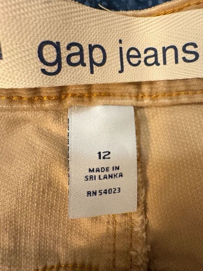 Fall Staple Gap Corduroy Mini Skirt Brown Cotton 8