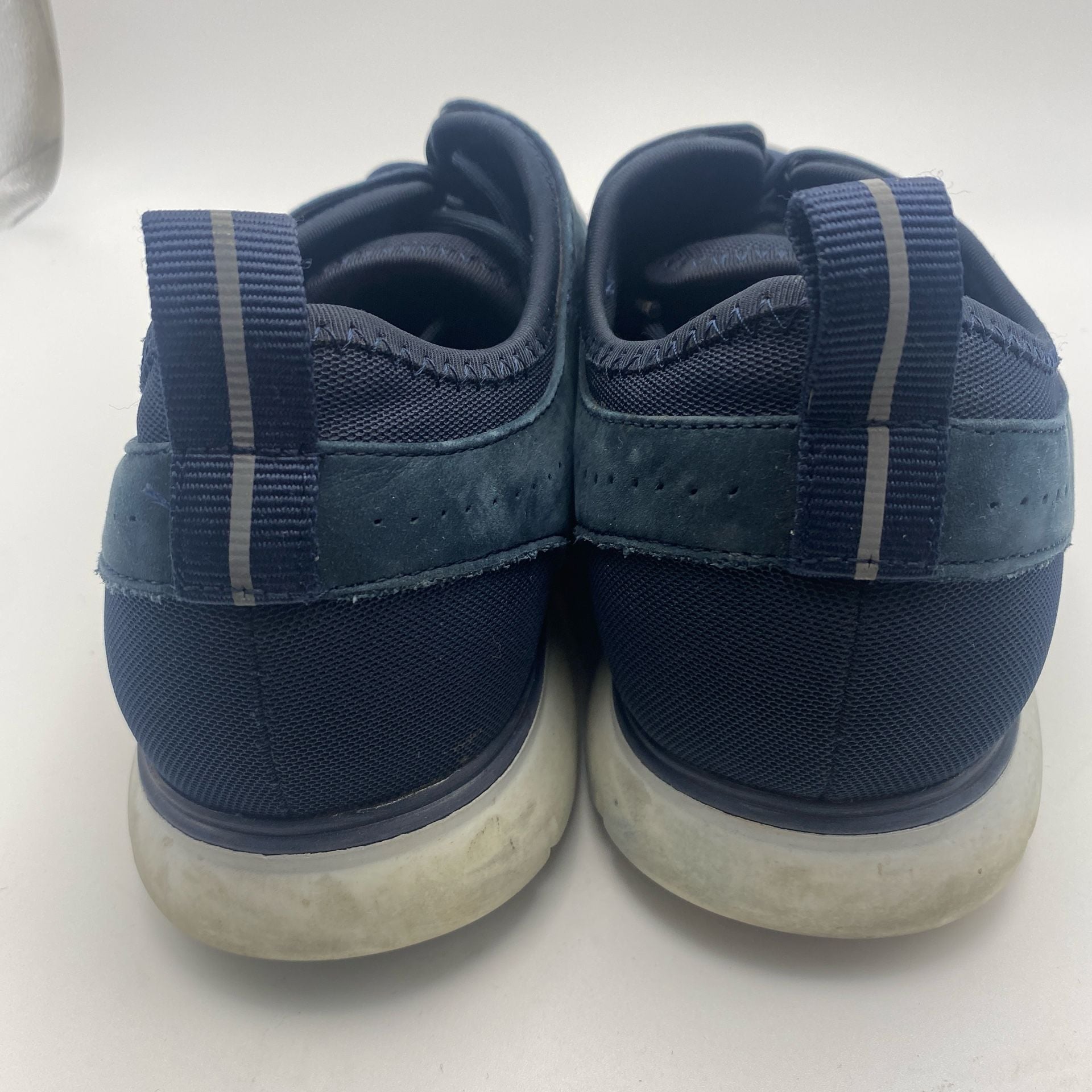 Aston Grey Veenweg Size 12 Navy Blue Leather Mesh Casual Shoes (DS1023) 8