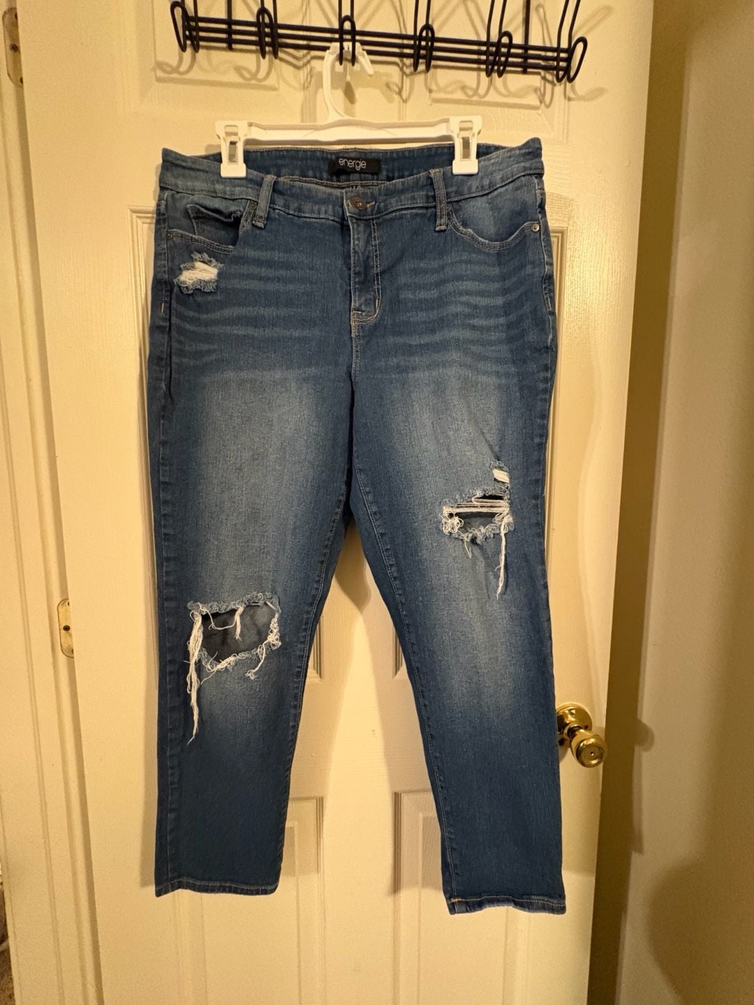 Mallcore Energie Distressed Denim Jeans Blue 2