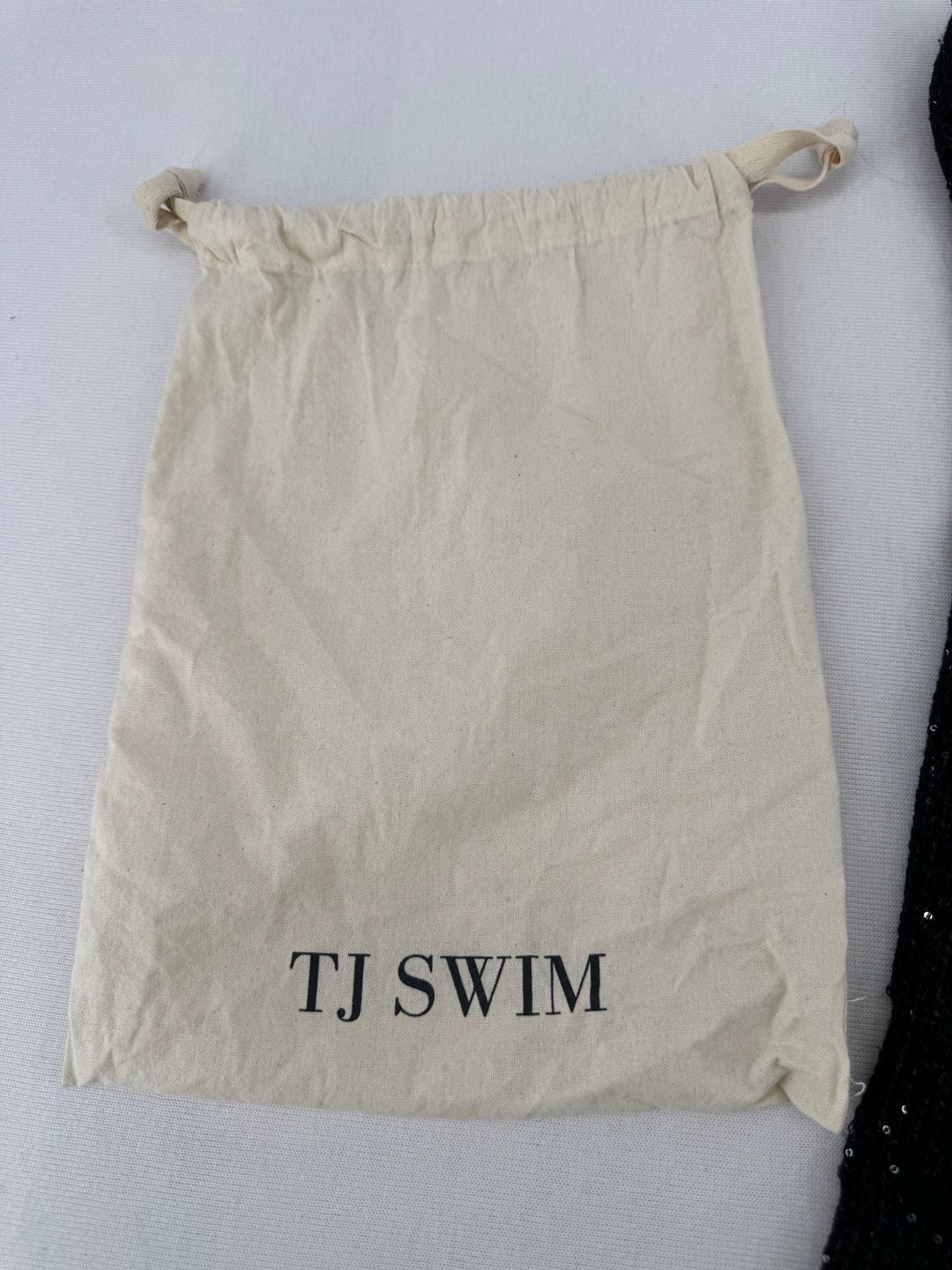 TJ Swim Dress Size XS/S Black Sequin Halter Mini 3