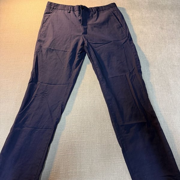 Armani Exchange Dress Pants Size 33 Navy Blue Chino Trousers