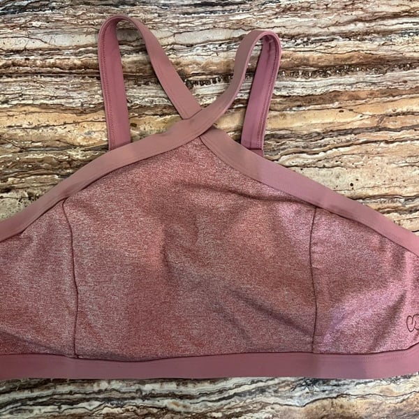 Calia By Carrie Underwood Sports Bra Size L Dusty Pink