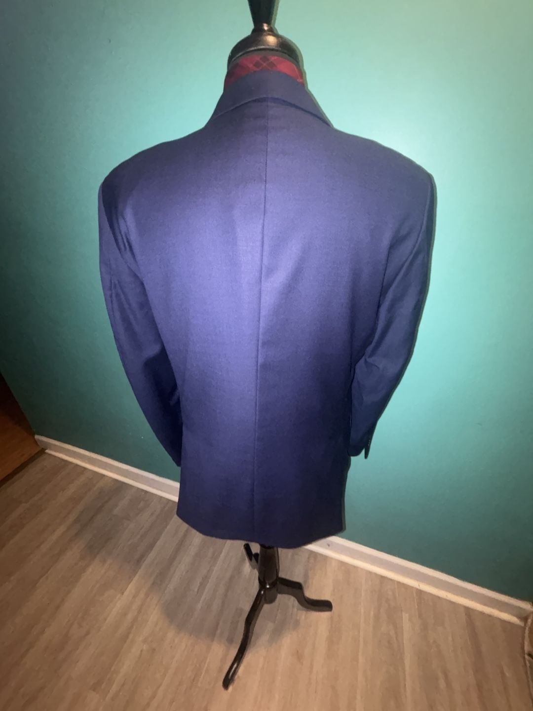 Peter Millar Blazer Sport Coat Blue Wool Suit Jacket 7