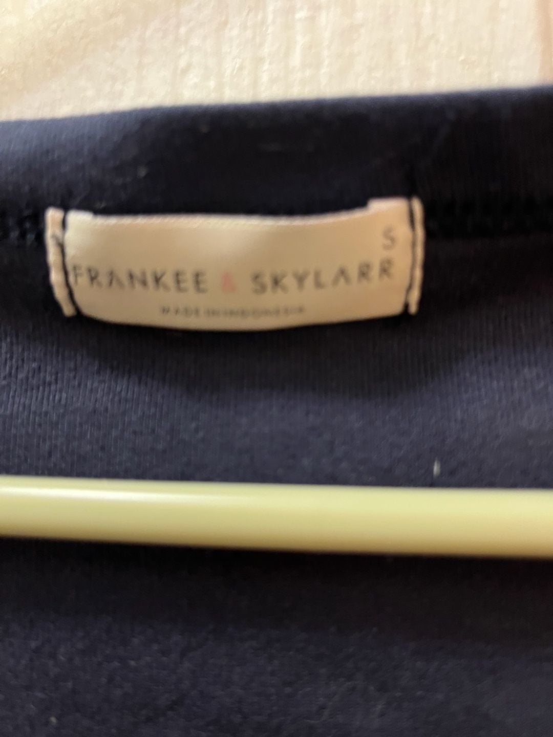Frankee & Skylarr Square Neck Tee Size S 3