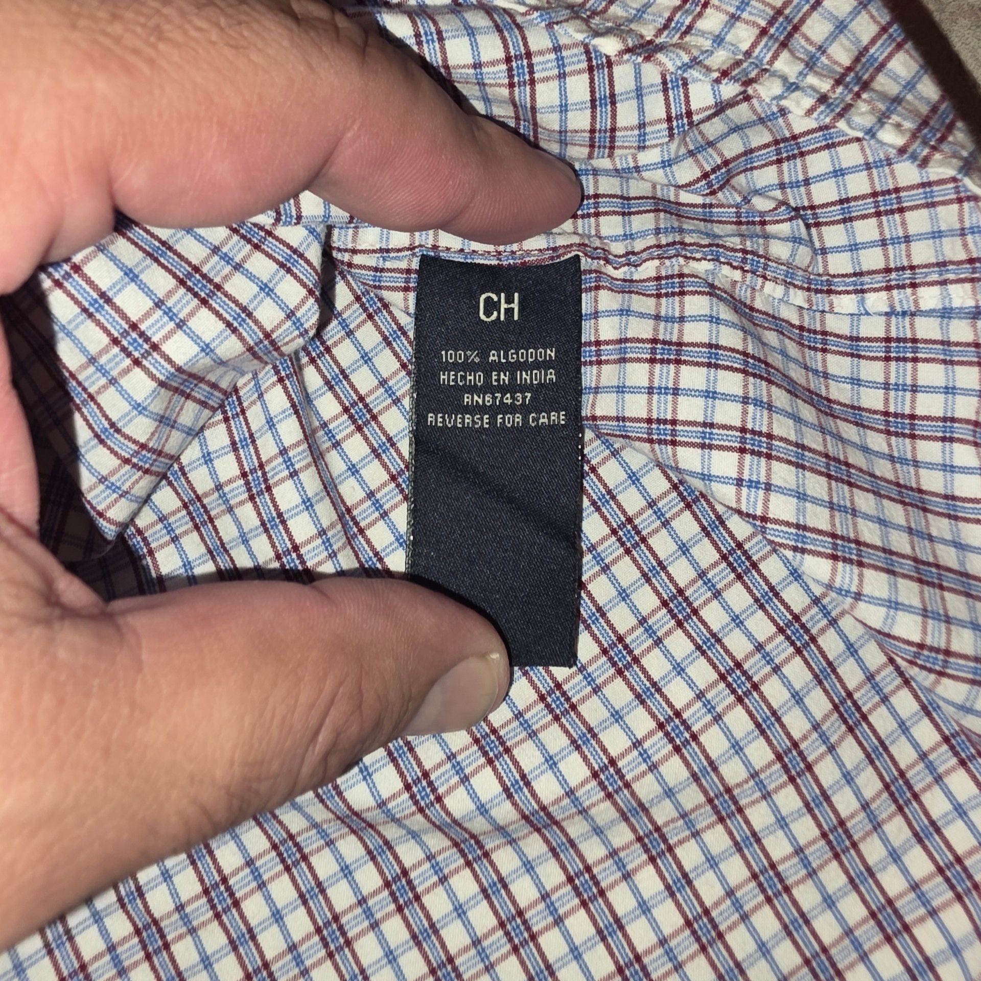Vintage Y2K Polo Jeans Co Ralph Lauren Plaid Short Sleeve Size Small 5