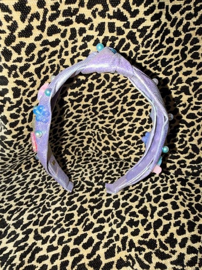 Bari Lynn Purple Shimmer Gummy Bear Headband 2