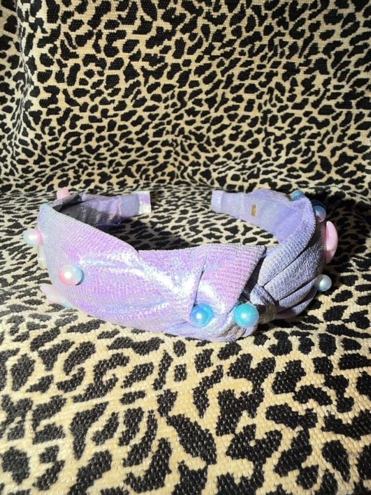 Bari Lynn Purple Shimmer Gummy Bear Headband 3