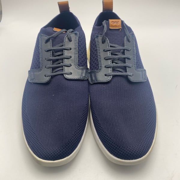 Wolf & Shepherd Swiftknit Derby Size 13M Navy Blue Knit Sneaker (DS1025)