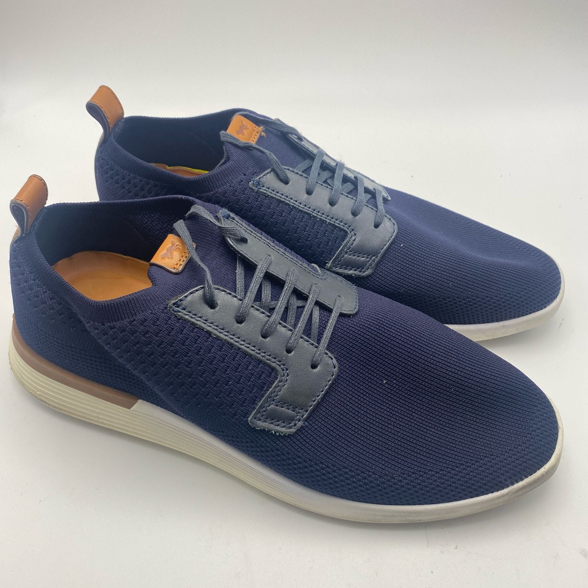 Wolf & Shepherd Swiftknit Derby Size 13M Navy Blue Knit Sneaker (DS1025) 3