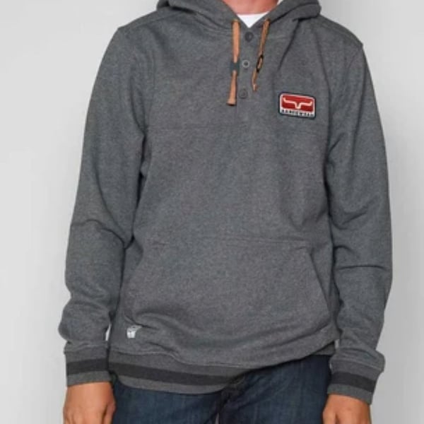 Kimes Ranch Ranch Ready Hoodie Size Large Gray Pullover