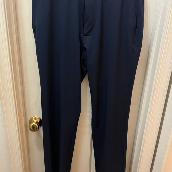 George Pants Size 34x32 Navy Dress Slacks