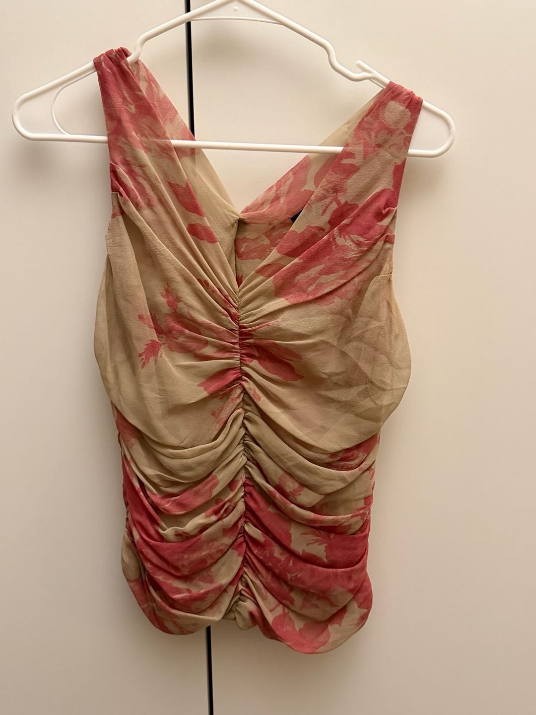 Teenflo Floral Ruched Silk Top 9