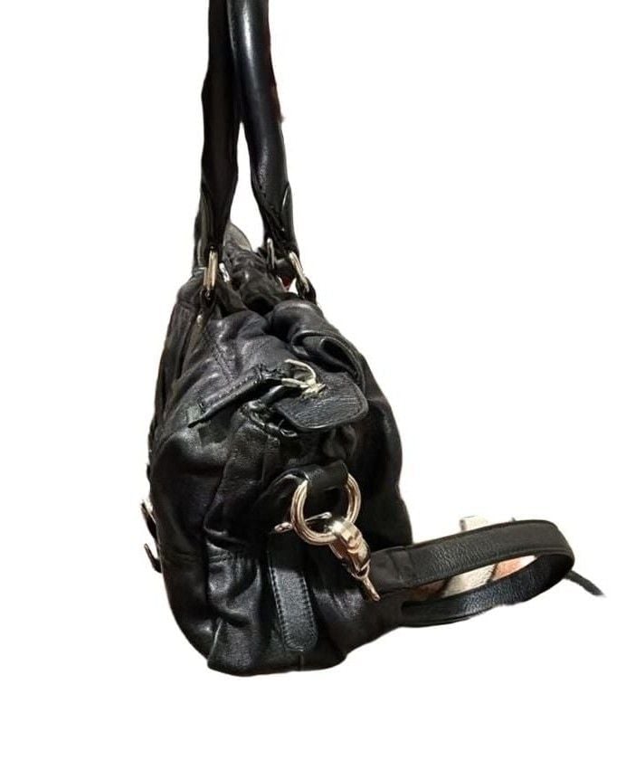 Prada Gaufre Nappa Leather Handbag Black 4
