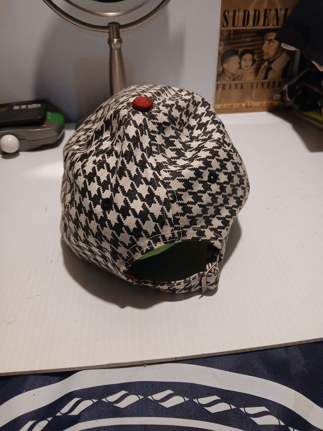 Nike Alabama Crimson Tide Houndstooth Hat One Size Adjustable Strapback 4