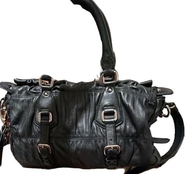 Prada Gaufre Nappa Leather Handbag Black 3