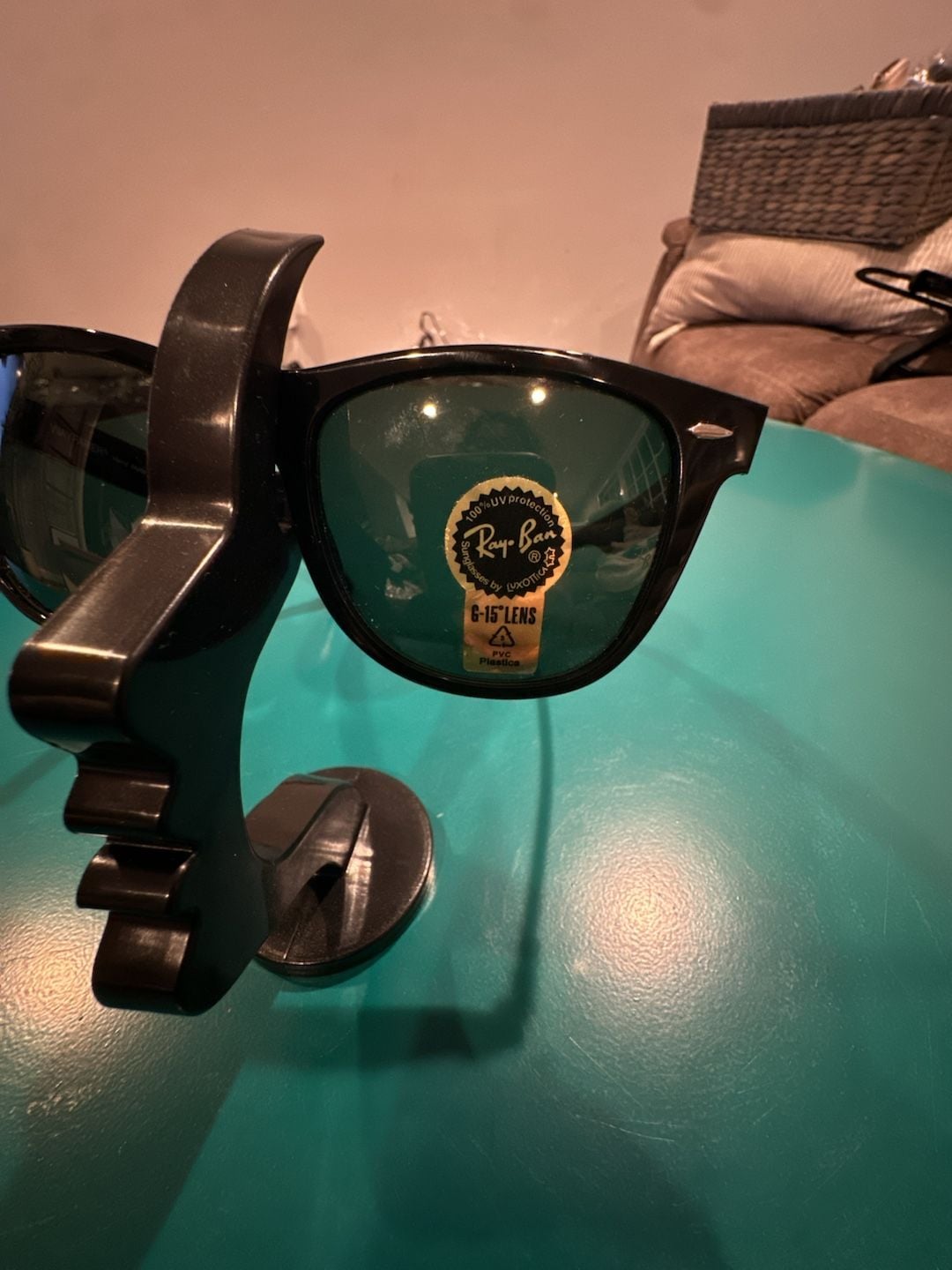 Ray-Ban Original Wayfarer RB2140 54mm Black Sunglasses 3