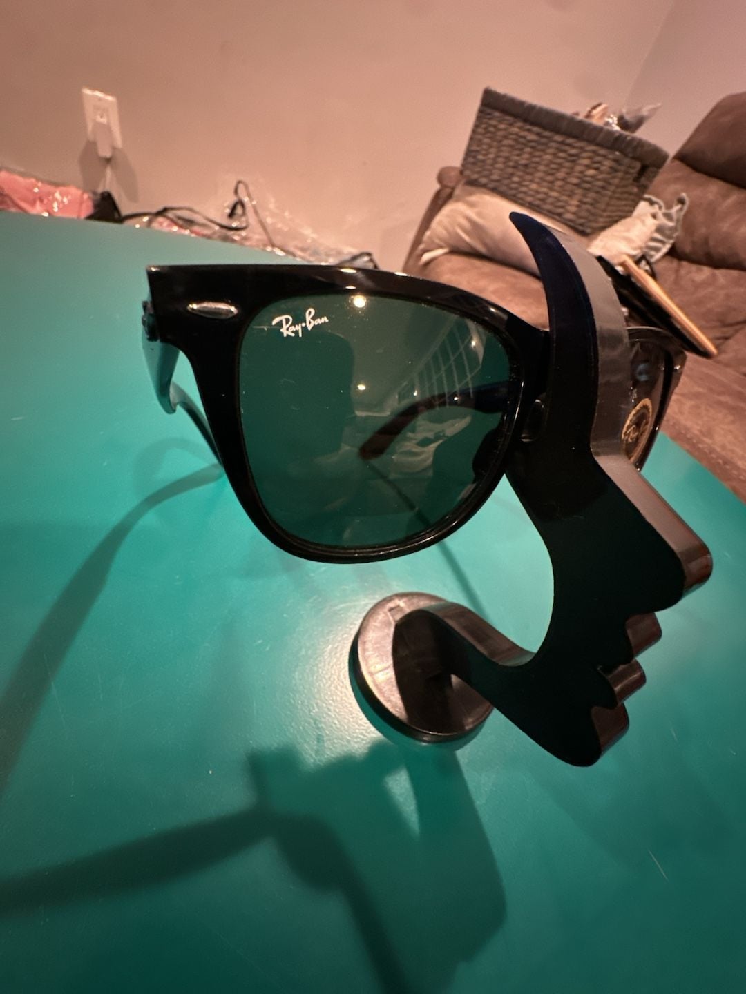 Ray-Ban Original Wayfarer RB2140 54mm Black Sunglasses 4