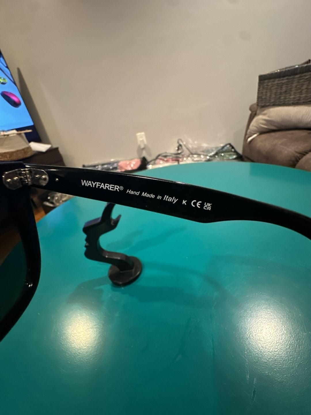 Ray-Ban Original Wayfarer RB2140 54mm Black Sunglasses 6