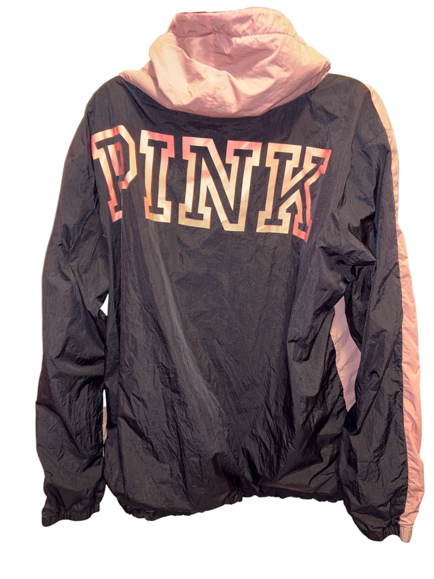 Pink Victoria's Secret Anorak Jacket Size L 3