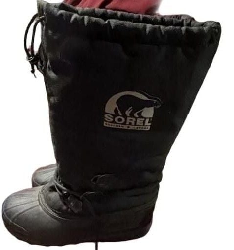 Sorel Glacier Winter Snow Boots Black 2
