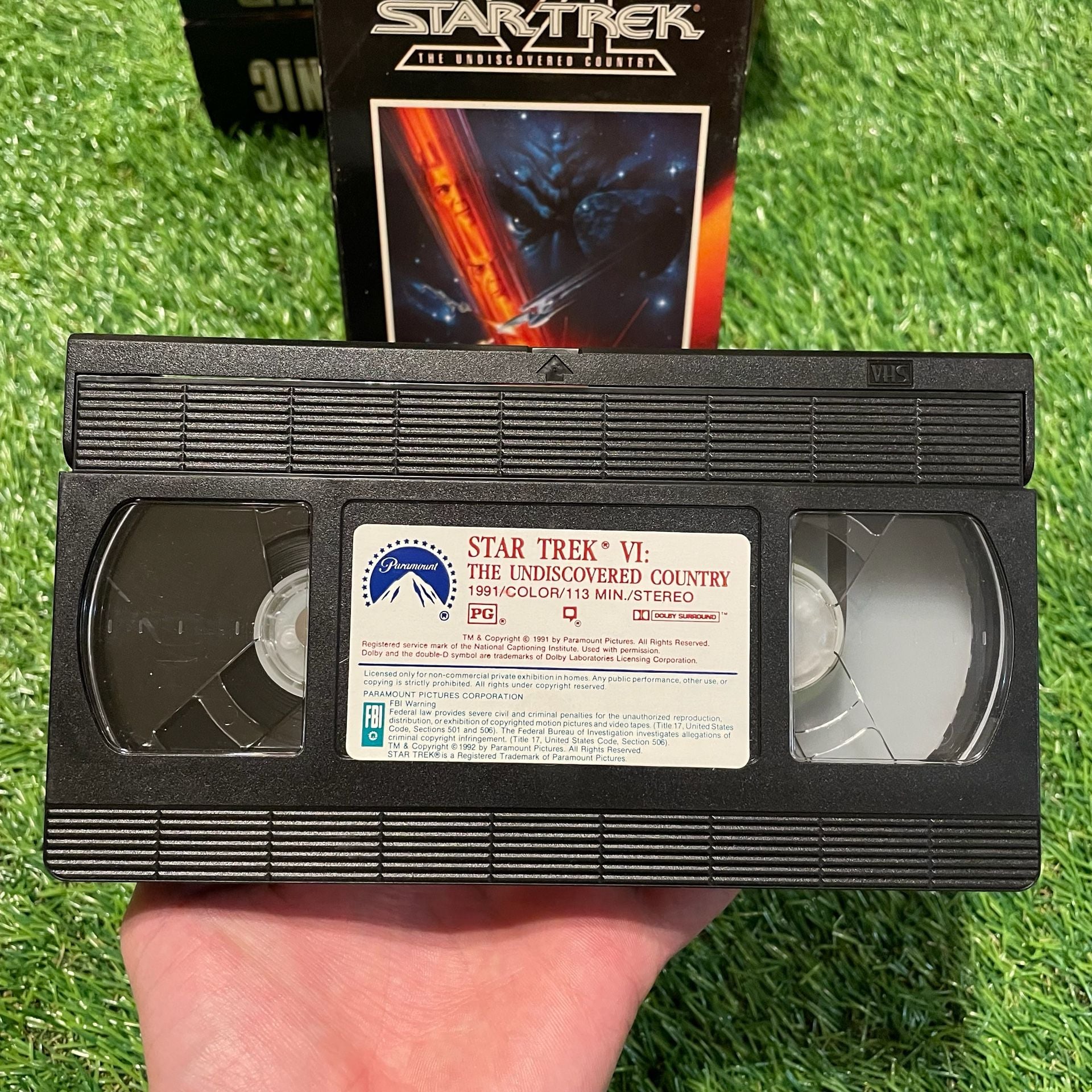 Star Trek VI The Undiscovered Country VHS Tape Special Home Video 3