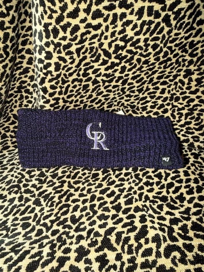 47 Brand Colorado Rockies Knit Headband Women's Purple 2
