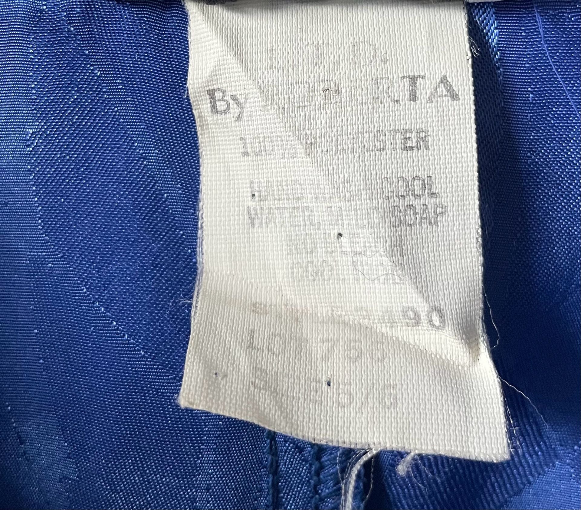 Vintage 80s L.I.D. by Roberta Cobalt Blue Satin Jacquard Belted Dress 6