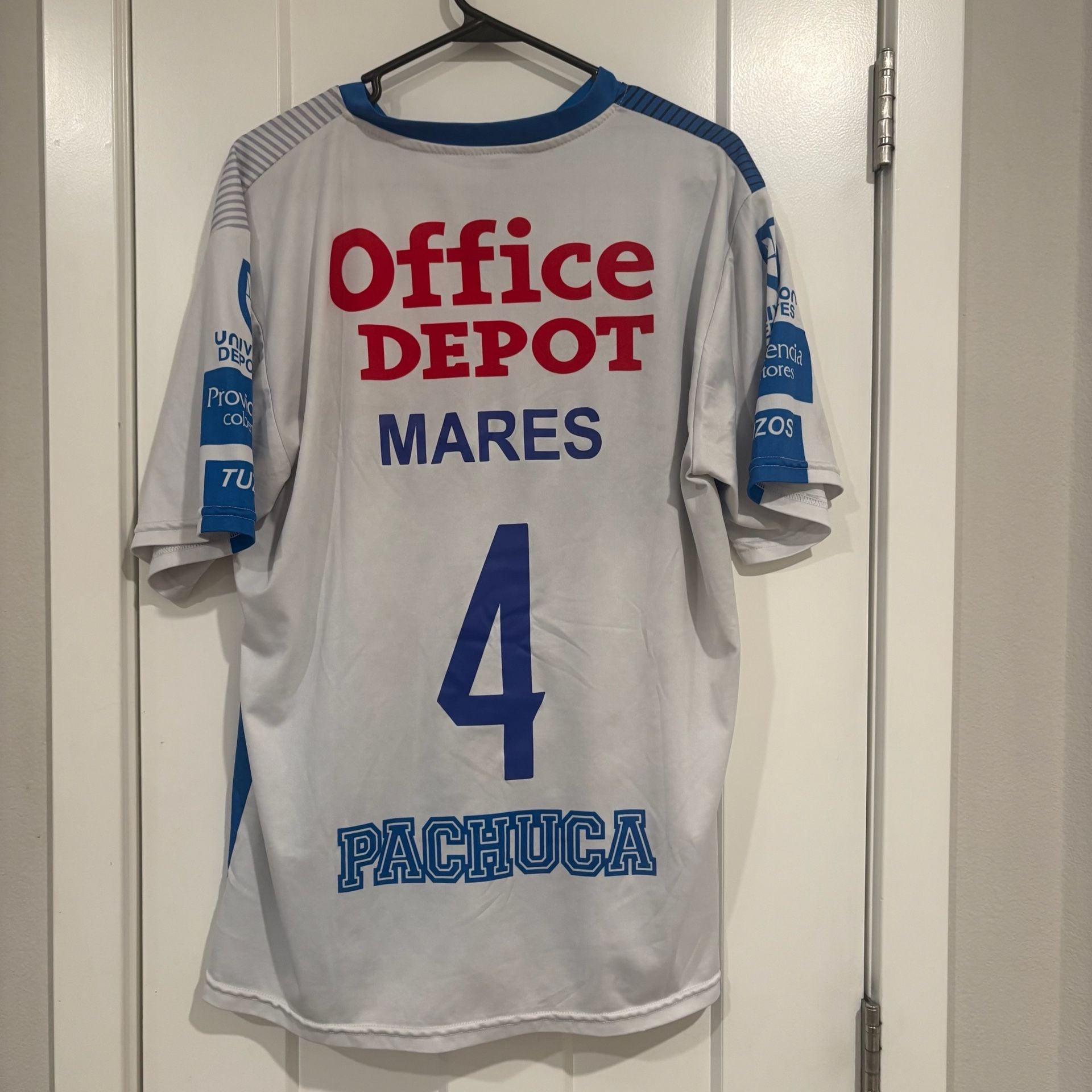 Pachuca CF Jersey #4 Mares Mexico Soccer Futbol Liga MX Football Blue White 6