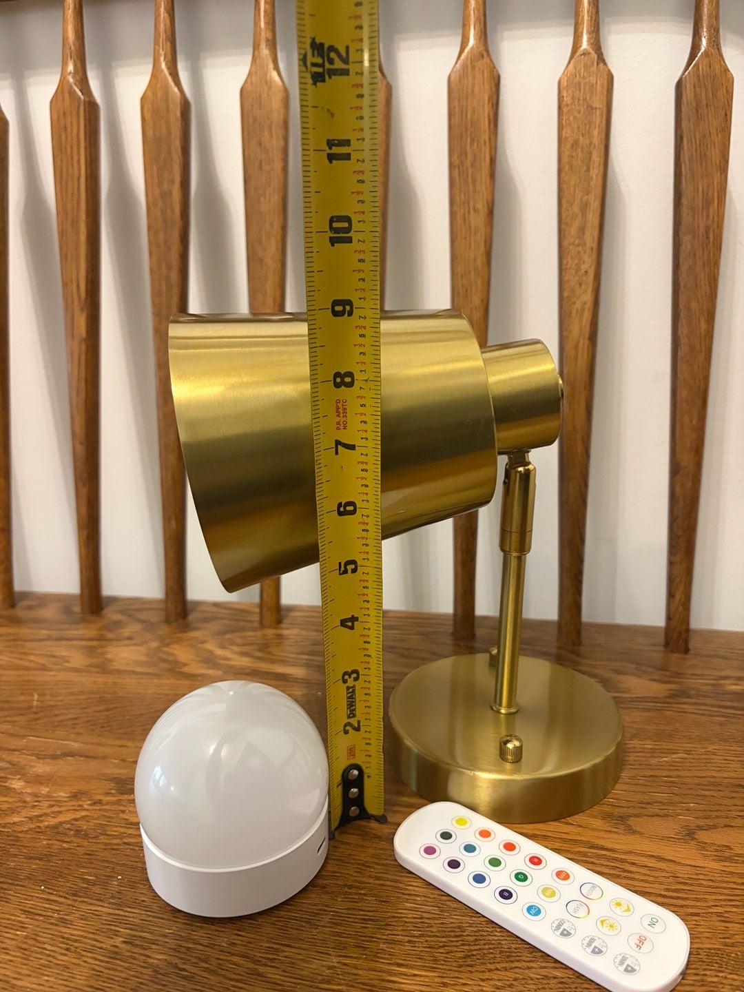 Globe Electric Matte Brass Adjustable Desk Lamp Gold 3