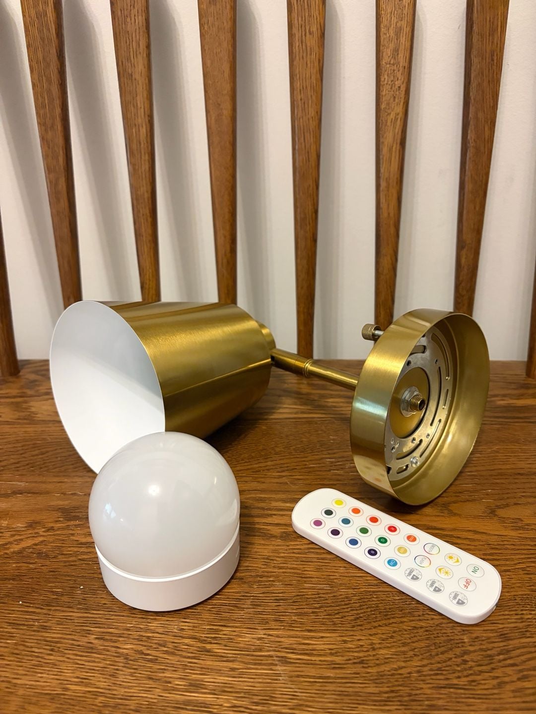 Globe Electric Matte Brass Adjustable Desk Lamp Gold 4
