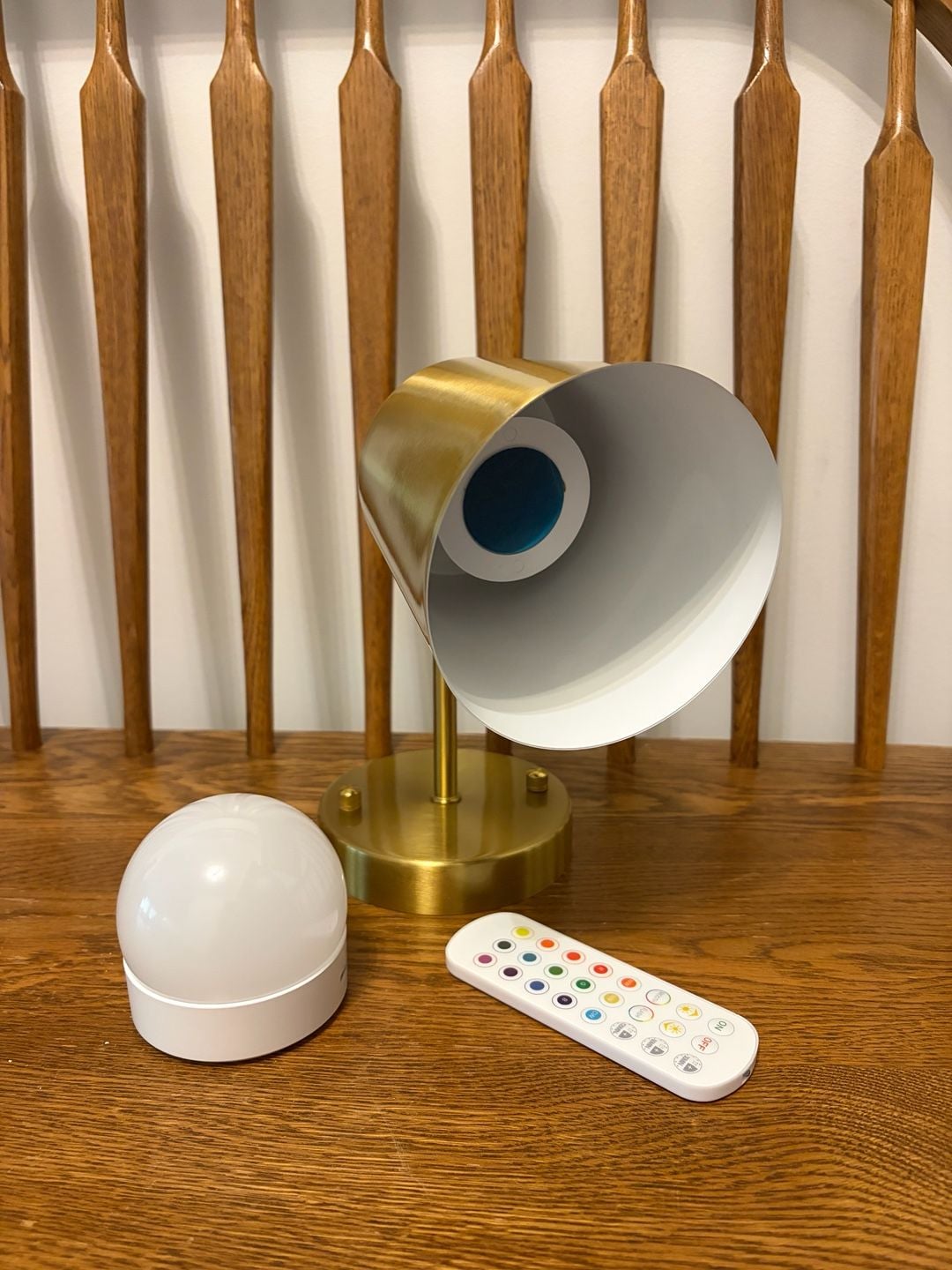 Globe Electric Matte Brass Adjustable Desk Lamp Gold 5