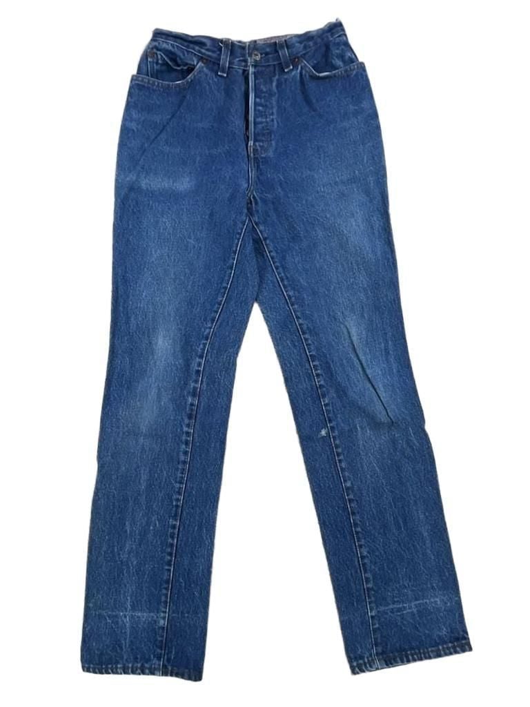 Rare 1977 Levi’s Women’s 501 Jeans Little Man Wide Bolt W26 L31 2