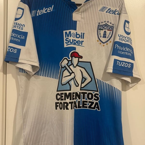 Pachuca CF Jersey #4 Mares Mexico Soccer Futbol Liga MX Football Blue White