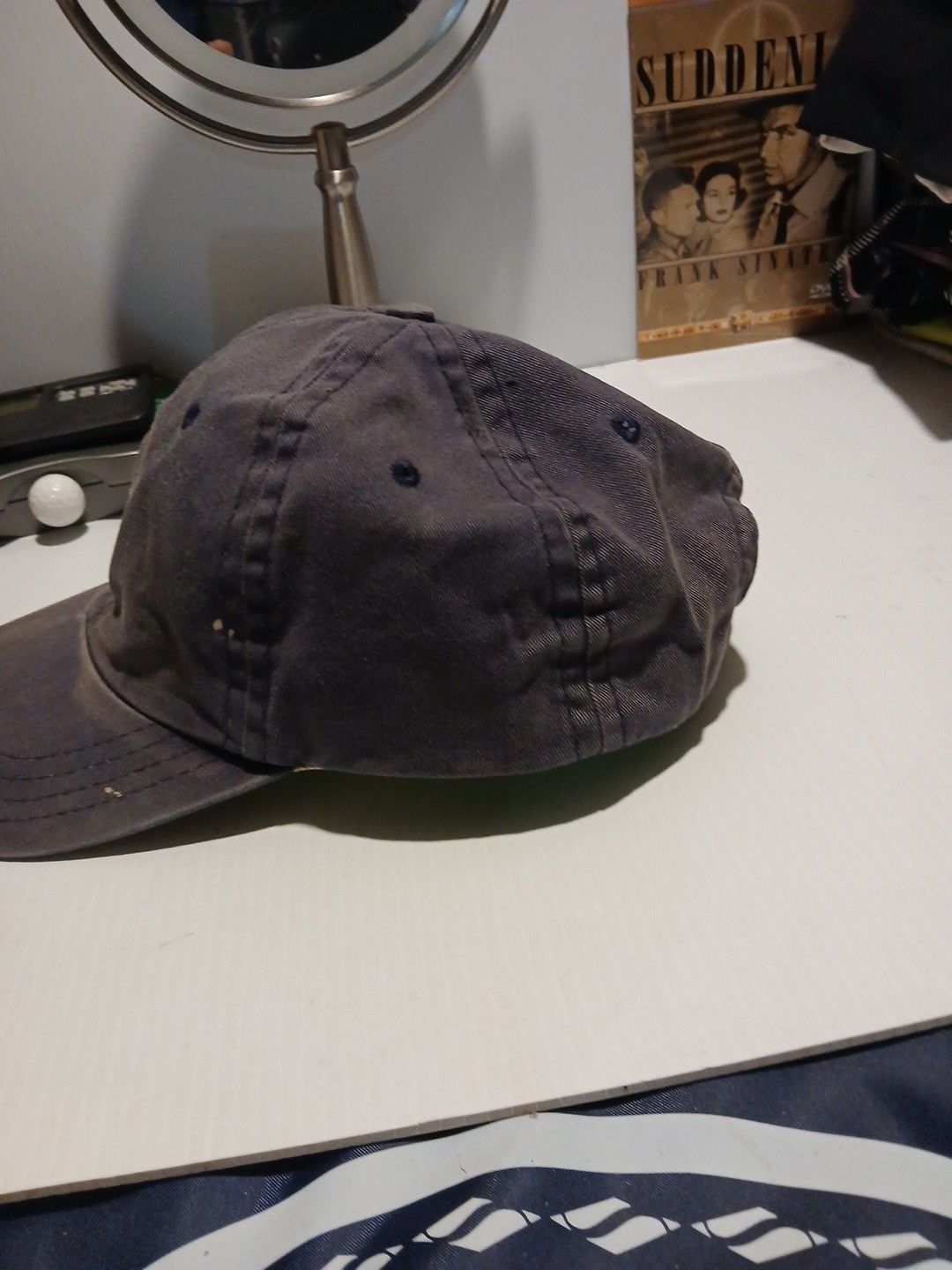 BMW Embroidered Logo Vintage Faded Cotton Dad Hat Blue Adjustable 5