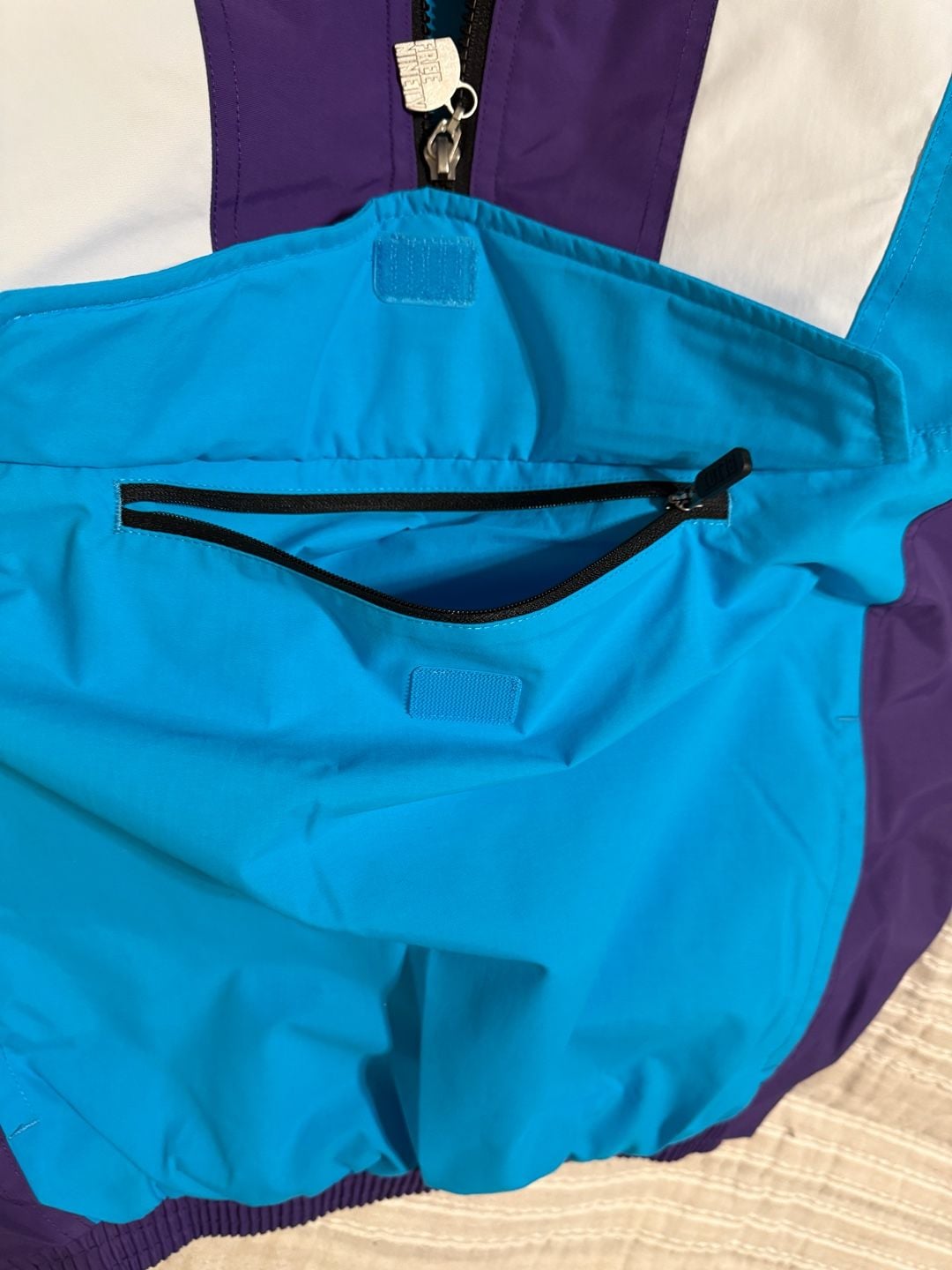 Baseball Lifestyle 101 Colorblock Pullover Jacket YXL Blue Purple 8